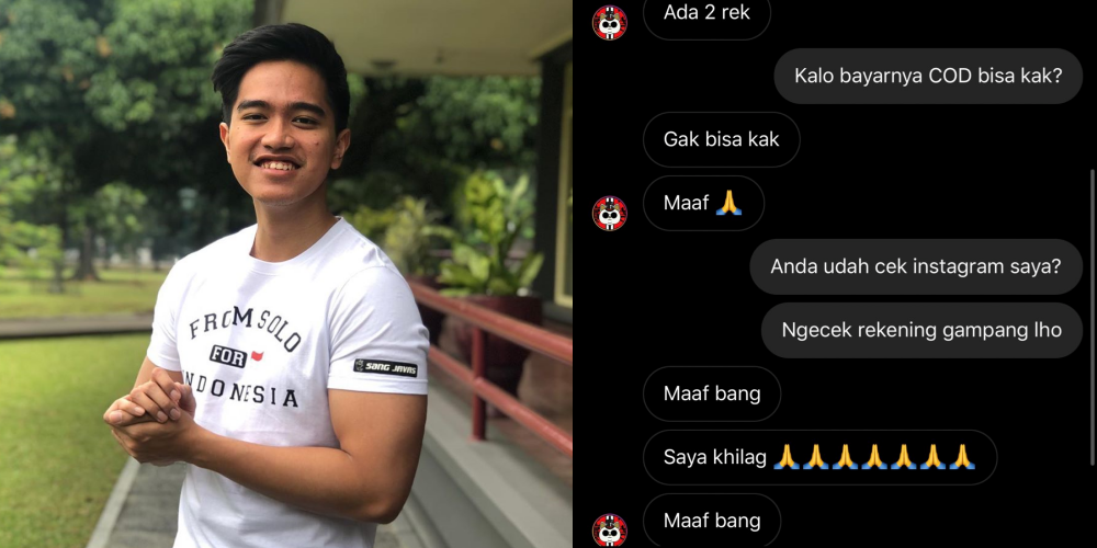 Kena Modus Tipu di Instagram, Kaesang ke Penipu: Ngecek Info Anda Gampang Lho~