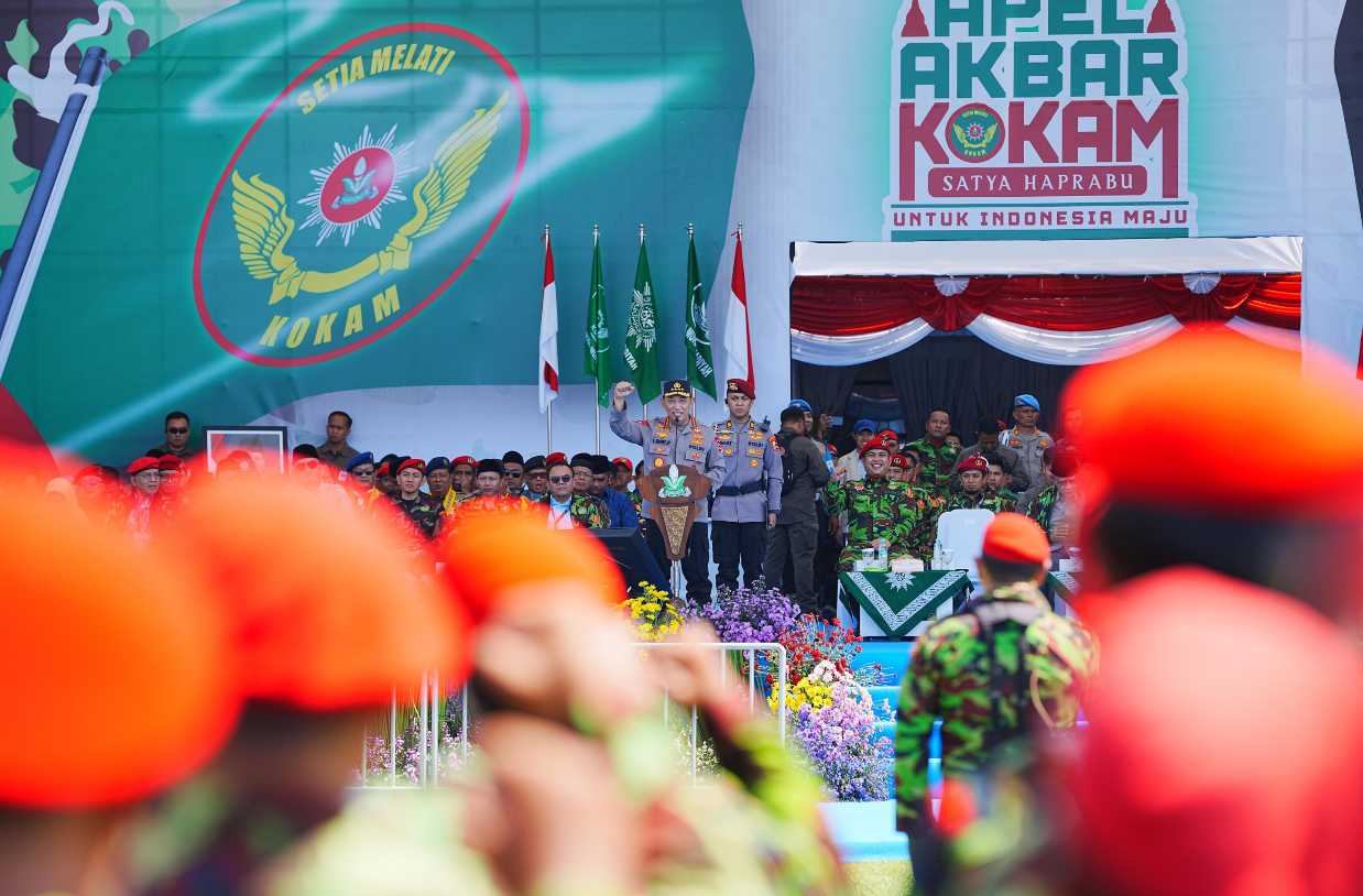 Kapolri Pimpin Apel Akbar Kokam Pemuda Muhammadiyah 2025 di Yogyakarta