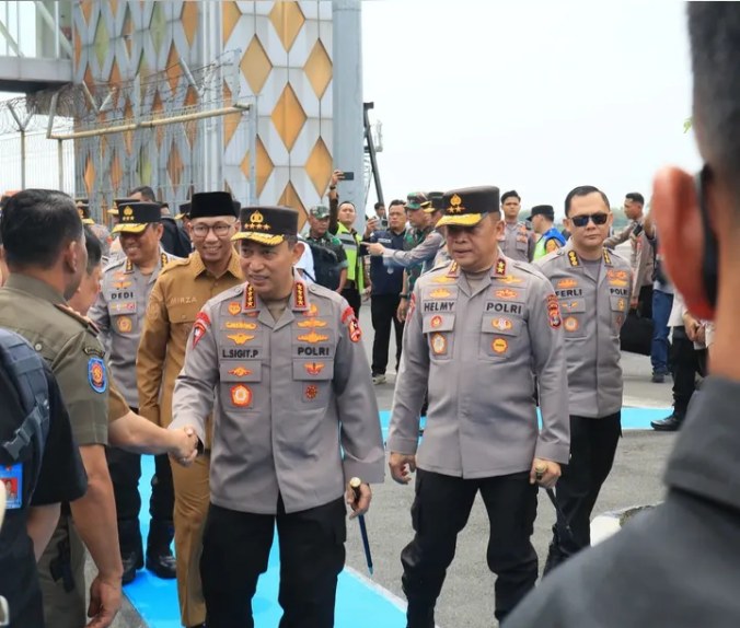 Kapolri Bertolak ke Lampung, Lakukan Groundbreaking Dapur MBG