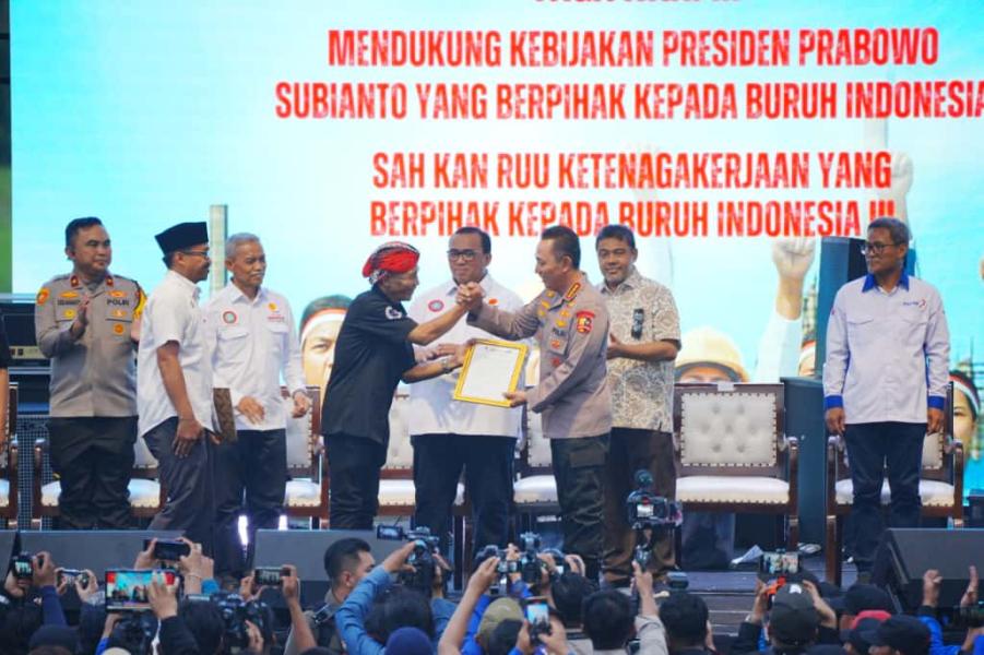 Kapolri Tegaskan Sinergi Buruh dan Polri Jadi Kunci Stabilitas dan Pertumbuhan Ekonomi