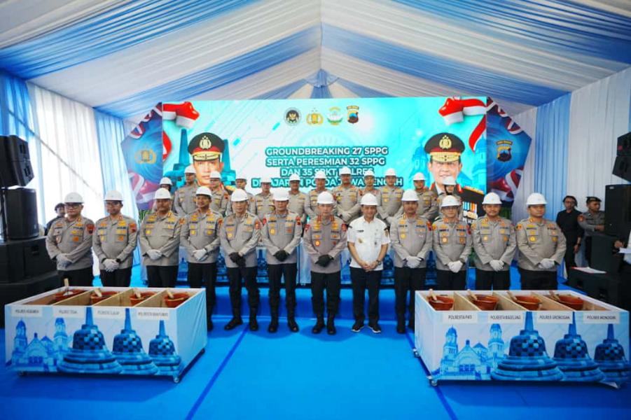 Kapolri Resmikan 35 SPKT Baru di Jateng, Pelayanan Polisi Makin Dekat ke Rakyat