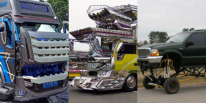 8 Potret Truck Modifikasi Nyeleneh, Punya Gotrek di Film Tilik Dibikin Gini Nih Biar Bu Tejo Betah