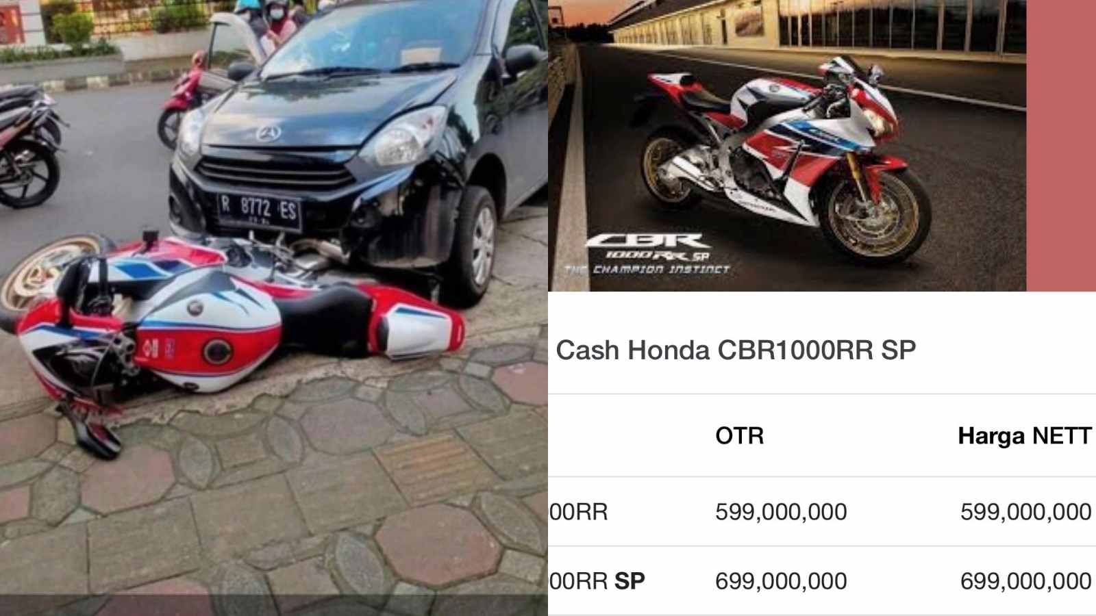 Korban Tabrak CBR 1000 cc Ternyata Orang Tajir, Daihatsu Alya Cuma Orang Biasa, Netizen Maha Benar?