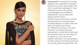 Kronologi Lavanya Sivaji Miss World Malaysia Klaim Batik dari Negaranya, Kini Minta Maaf