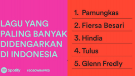 Spotify Wrapped 2020 Indonesia, Pamungkas Jadi Penyanyi Paling Banyak D-Play