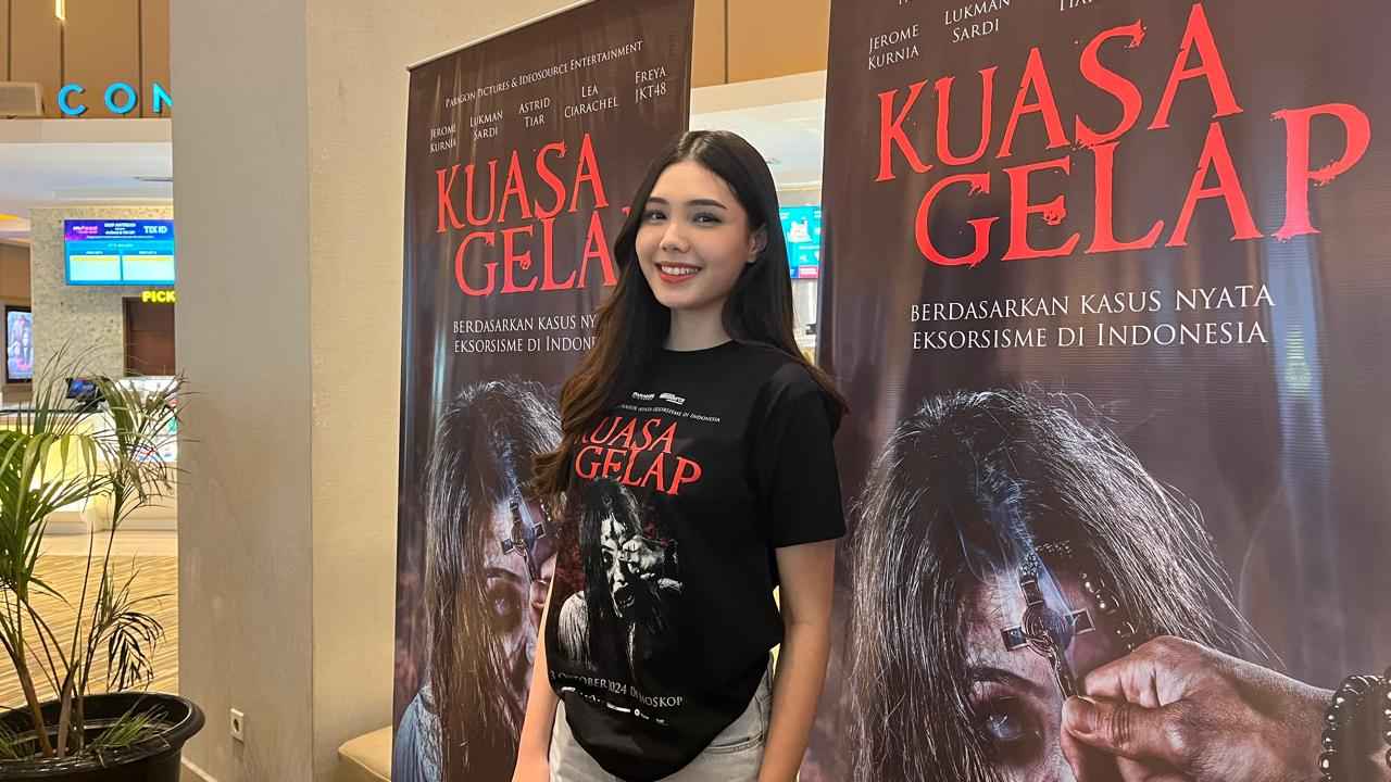  Lea Ciarachel Kesulitan Akting Kesurupan di Film 'Kuasa Gelap'