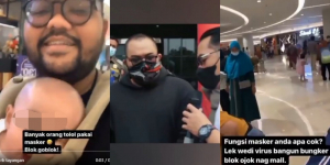 Pria yang Hina Warga Pakai Masker di Mall Surabaya Ngaku Niat Beropini Gaes