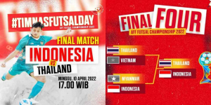 Link Nonton Streaming Indonesia Vs Thailand, Final AFF Futsal 2022 