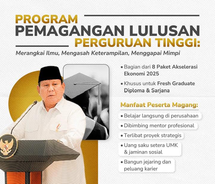 Pemerintah Buka Peluang Magang bagi Fresh Graduate di Berbagai Sektor Strategis