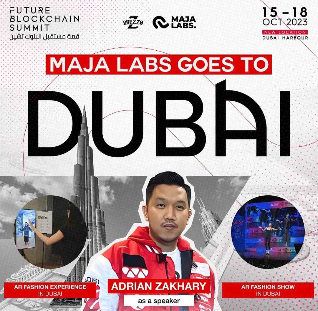 MAJA Labs Bakal Hadirkan AR Fashion di Future Blockchain Summit Dubai 2023