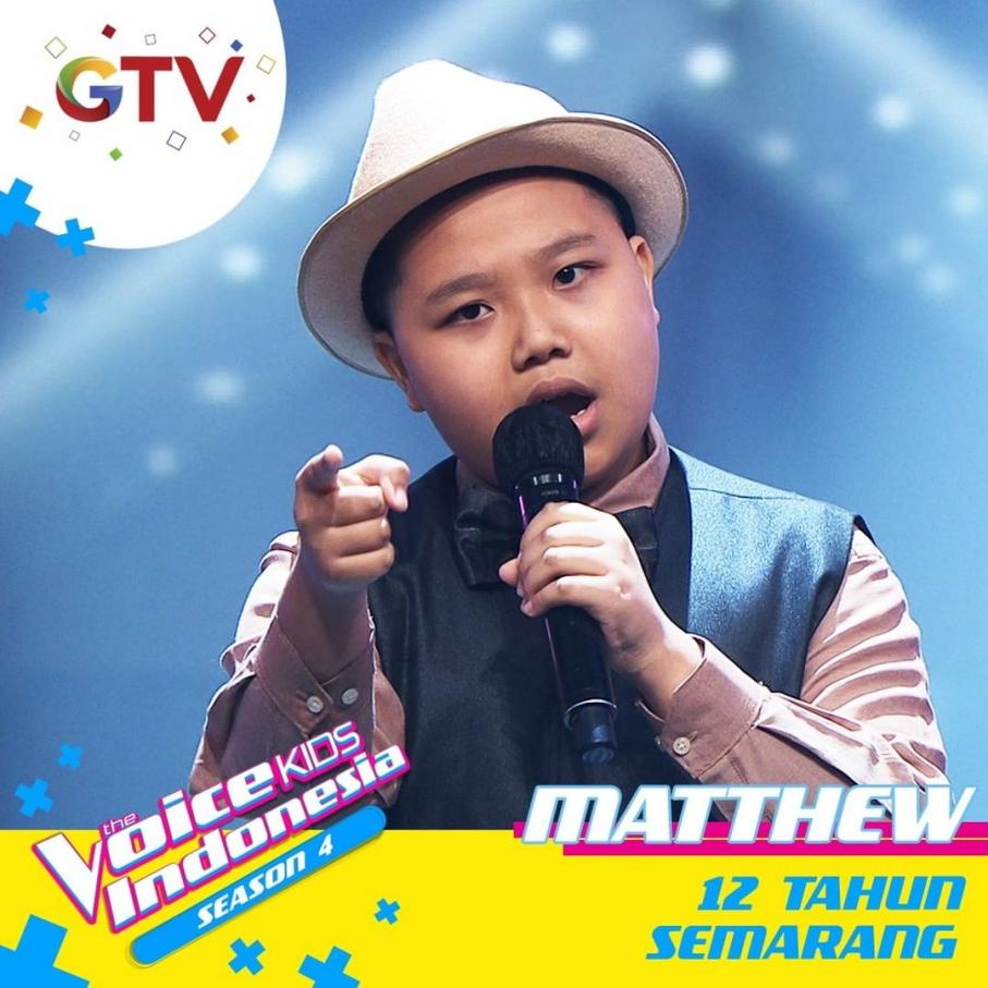 Biografi Profil Biodata Matthew Mashandro - The Voice Kids Indonesia Season 4