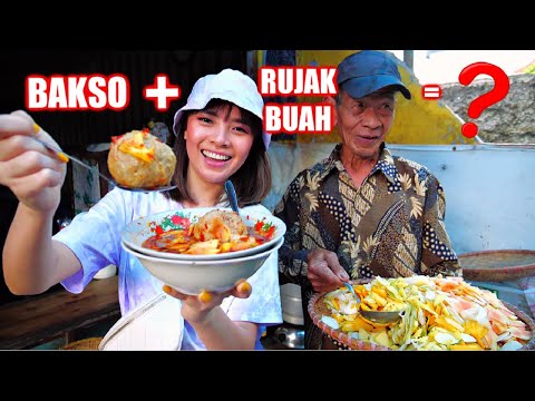 MGDALENAF Review Bakso Rujak Buah Punya Pak Justin Bibir di Cigombong Bogor, Kayak Apa Ya?