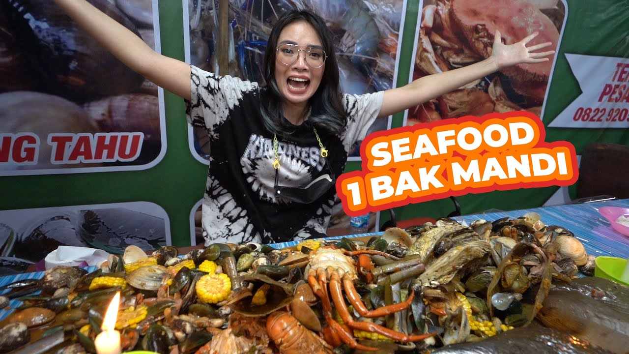MGDALENAF Review Seafood Pinggiran Kerang Baskom Depok, Rp 50 Ribu Sebaskom Gaes!