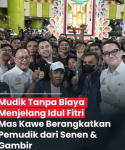 Mas Kawe Dukung Program Mudik Bersama untuk Perjalanan Lebaran yang Aman