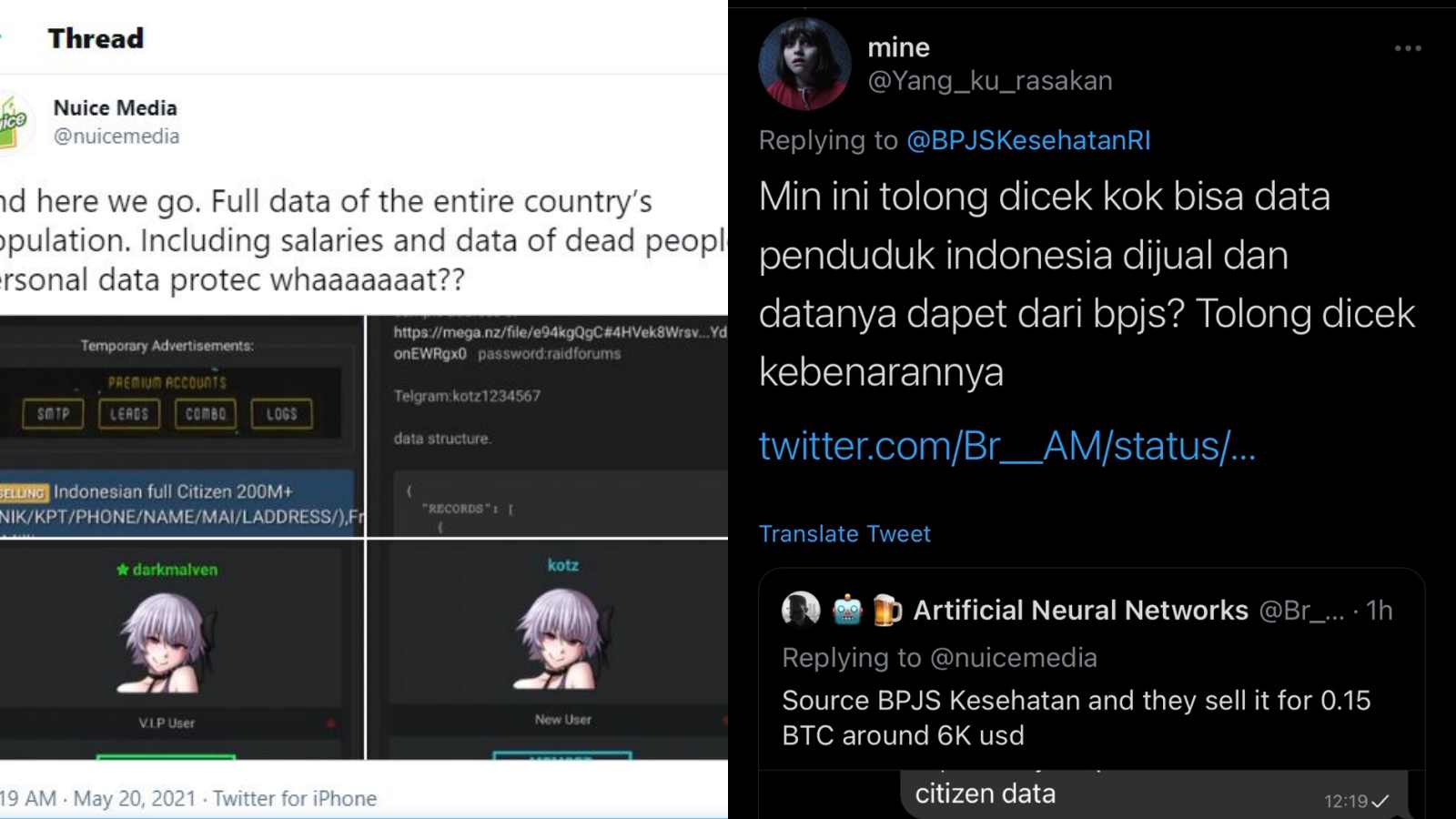 Ngeri, 279 Juta Data Penduduk Indonesia Bocor dan Dijual Ke Forum Hacker Internasional