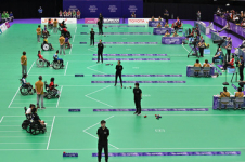Beda Gaya Boccia Indonesia di Asian Para Games 2026: Afrizal Syafa Tampil Nyentrik, Gischa