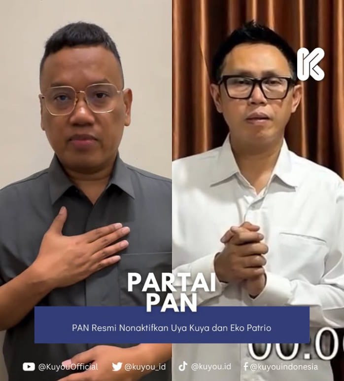 PAN Resmi Nonaktifkan Eko Patrio dan Uya Kuya dari DPR RI