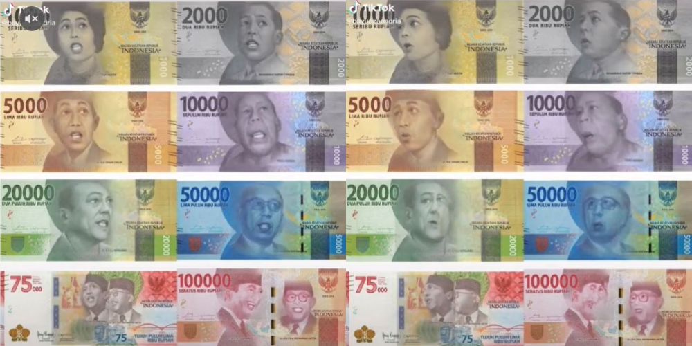 Pecahan Uang Indonesia Bisa Nyanyi Viral di TikTok Gaes