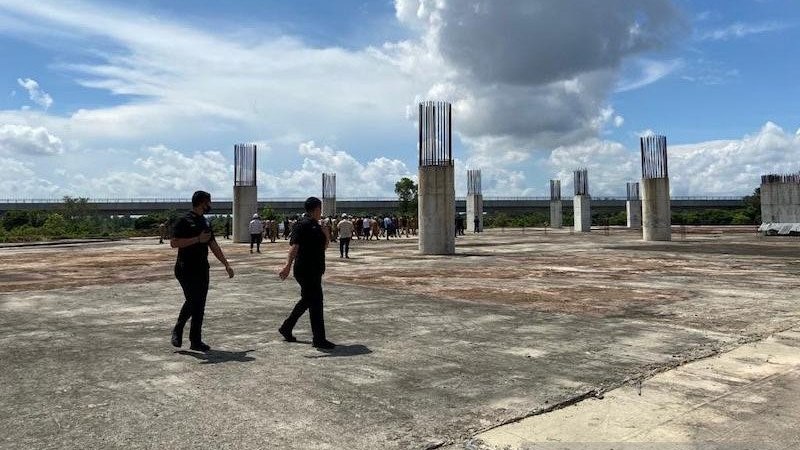 Pembangunan Masjid  Sriwijaya Menjadi Sorotan Nasional