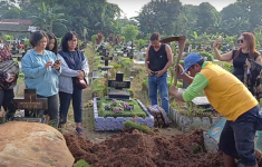 Makam Melisha Sidabutar Dibongkar, Dipindahkan ke Sandiego Hills Bersama Melitha 
