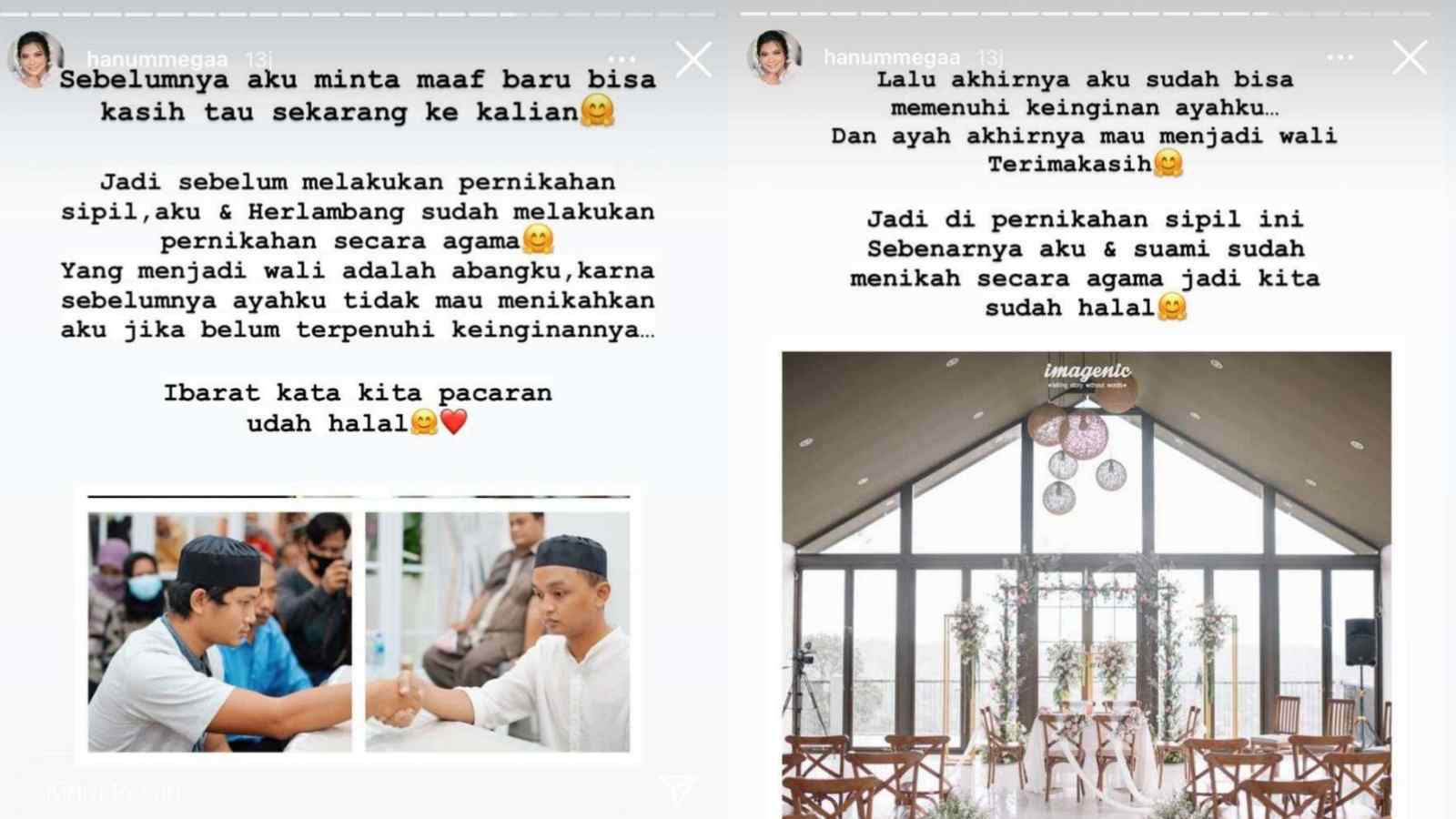 Pengakuan Hanum Mega Tentang Konflik dengan Keluarga, Sudah Nikah Secara Agama Tanpa Kehadiaran Ayah