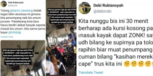 Viral Penumpang Ngamuk karena Enggak Duduk Terhalang Sepeda di Bus Damri Gaes
