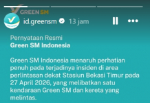 Green SM Buka Suara soal Insiden Tabrakan Kereta di Bekasi Timur