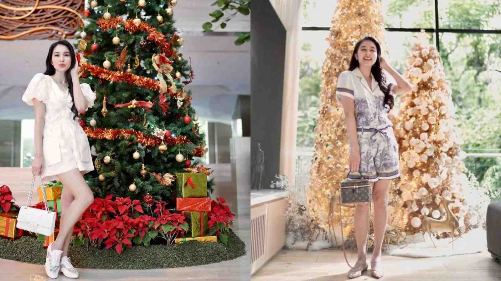 Potret Sandra Dewi Di Depan Pohon Natal Dari Masa ke Masa ini Curi Perhatian