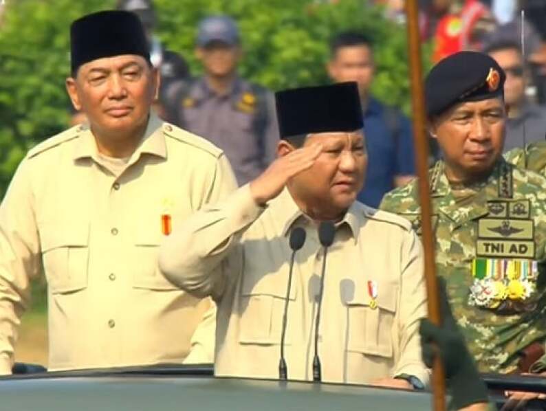 Prabowo: “Terima Kasih atas Pengabdianmu” Bergema di Monas