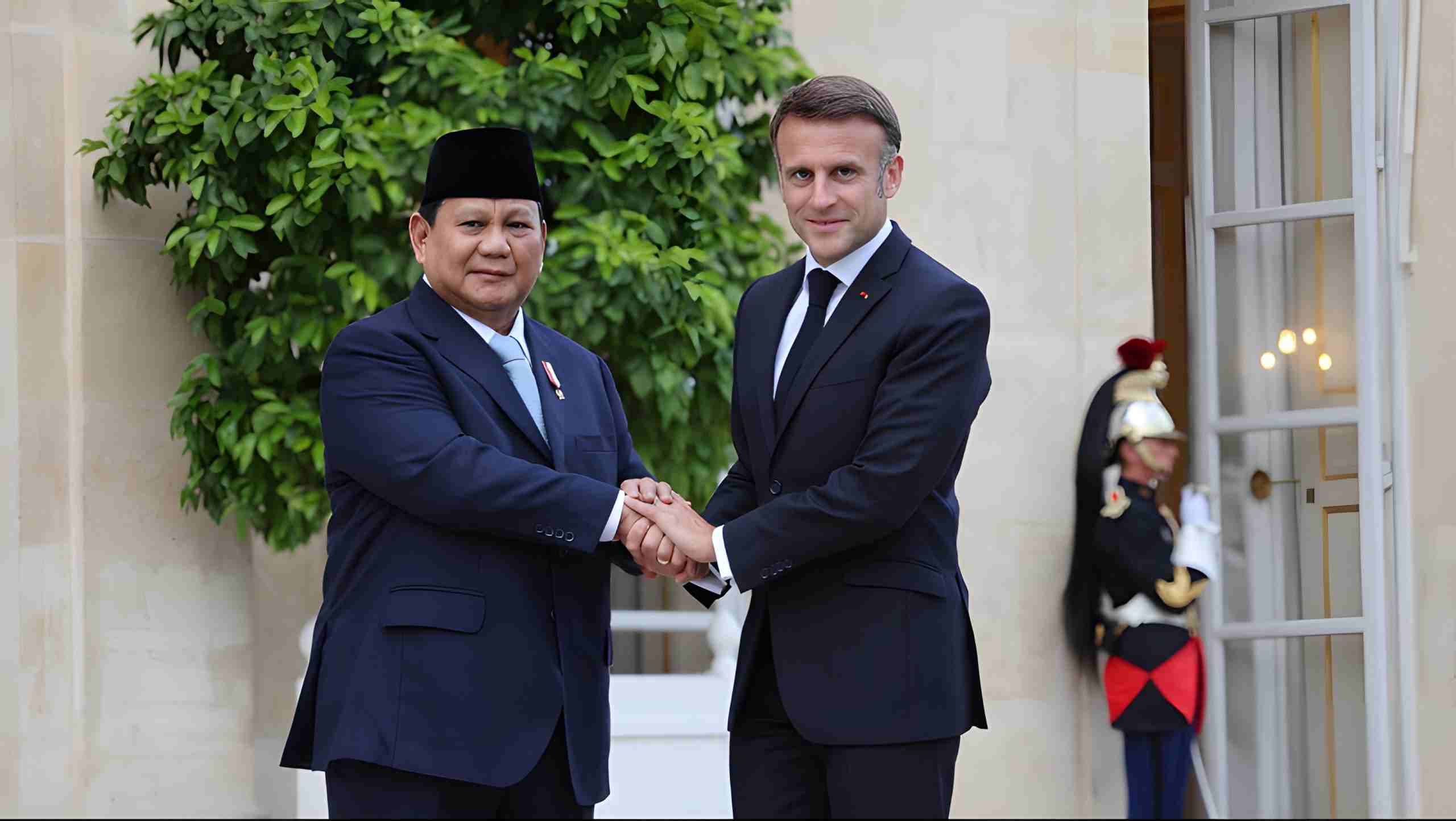 Temui Presiden Macron, Prabowo Subianto Akan Jaga Hubungan Indonesia-Prancis