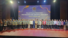 Dihadiri Panda Nababan, Pengurus PWI Jaya 2024-2029 Resmi Dilantik