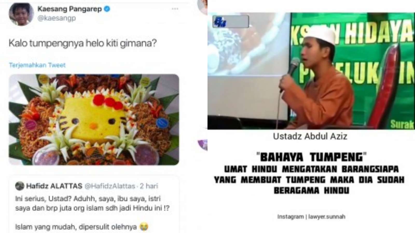 Ini Reaksi Kaesang Soal Masuk Hindu Gara-Gara Bikin Tumpeng