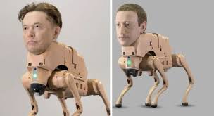 Robot Ikonik Elon Musk dan Mark Zuckerberg Terjual Mahal di Pasaran