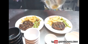 Sari Separuh Aku Lemak Review Meatime Steak Tendaan, Viral Versi Bintang 5 Gaes!