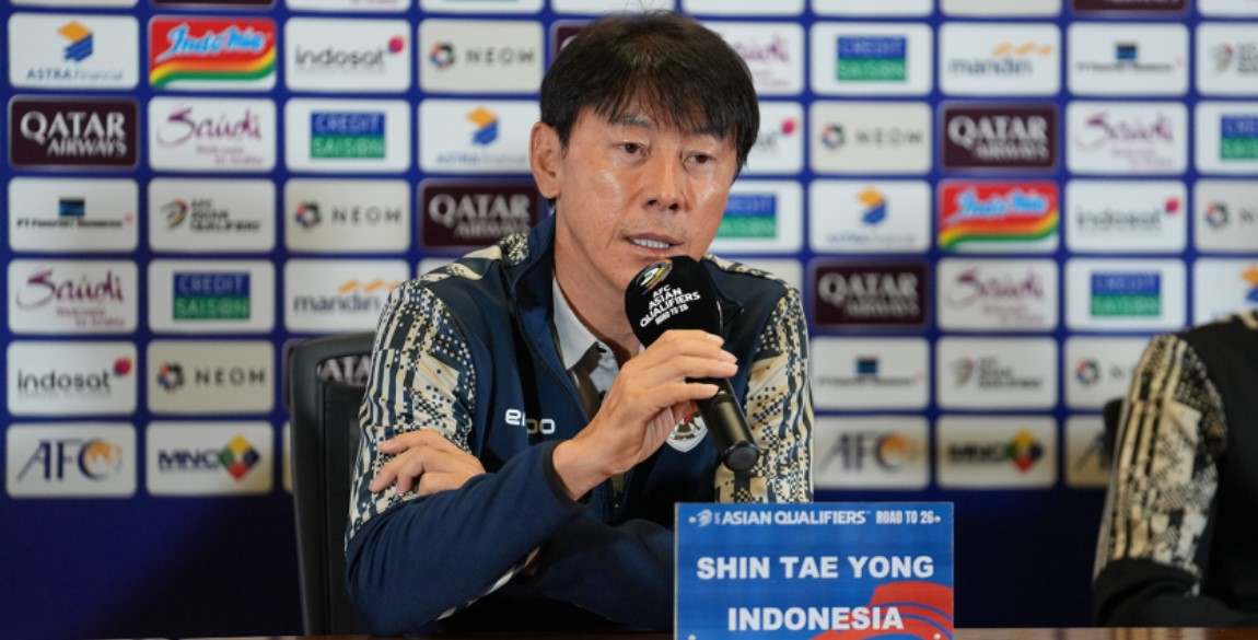 Shin Tae-yong Optimis Timnas Indonesia Raih Poin Penuh Lawan Australia