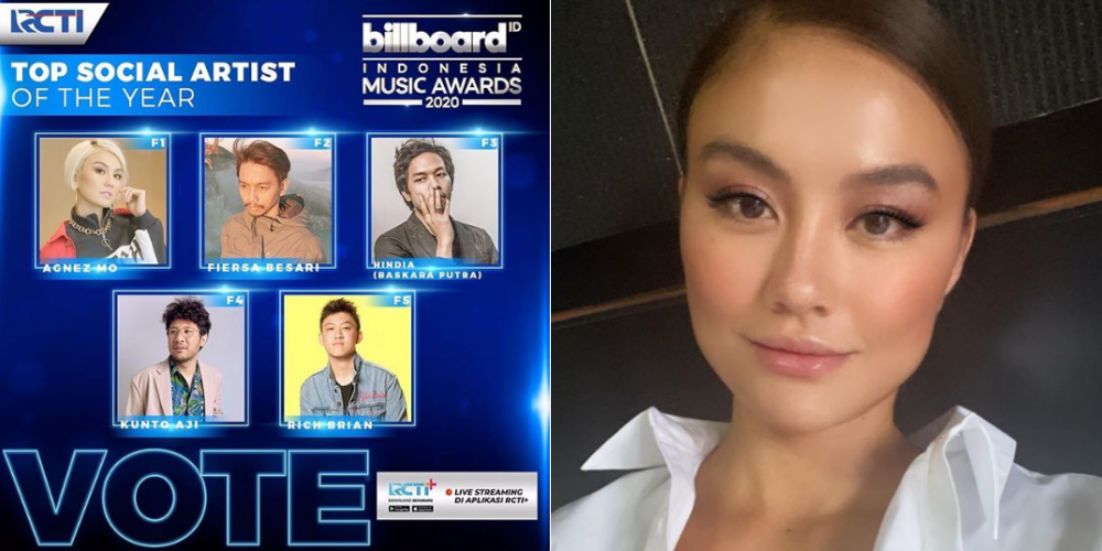 Lawan Rich Brian, Agnes Mo masuk Nominasi 'Top Social Artist' di Billboard Indonesia Awards