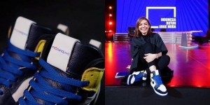 Never Too Lavish Berikan Sneaker Custom Kepada Najwa Shihab Untuk Rayakan 1 Dekade Mata Najwa