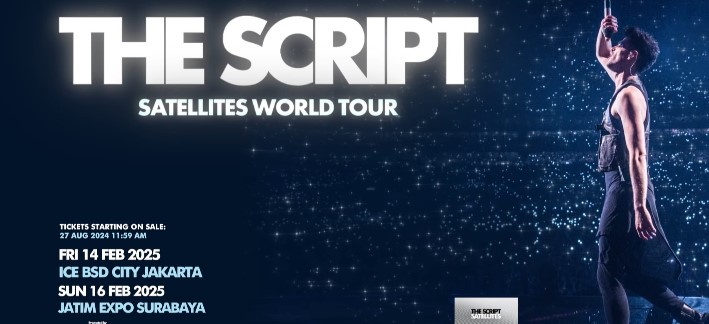 Daftar Harga Tiket Konser The Script di Jakarta dan Surabaya Februari 2025