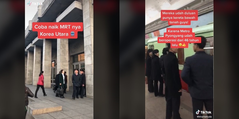 TikTokers Ini Kasih Liat Pengalaman Naik MRT Korea Utara Nih, Kayak Apa?