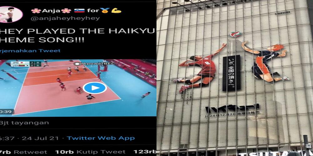 Trending di Twitter, Soundtrack Anime Haikyuu Diputar di Olimpiade Tokyo 2020