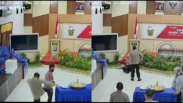 Video Lengkap Kapolres Nunukan Syaiful Anwar Viral Hajar Anak Buah, Karena Zoom Meeting?