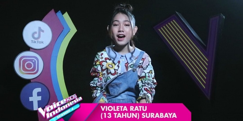 Biodata Violeta Ratu Azzura Lengkap Agama, Umur dan Wiki, Peserta The Voice Kids Indonesia Asal Surabaya
