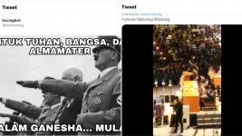 Viral Salam Ganesha ITB Mirip Tangan Adolf Hitler, Netizen Sarkas Abis