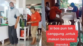 Fakta Viral Video Pegawai Kuli Diajak Bos-nya Makan di Restoran, Pesan Moral Wajib Diambil