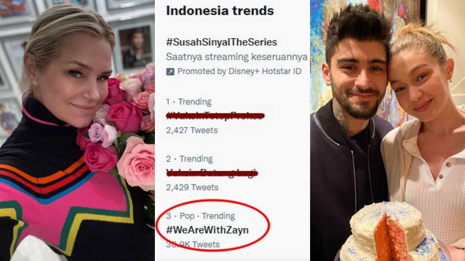 #WeAreWithZayn Trending, Netizen Protes Sikap Yolanda Hadid yang Langgar Privasi?