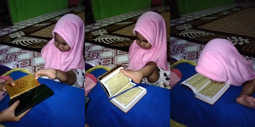 Viral Balita Penyandang Difabel Ini Pilih Al-Quran Dibandingkan HP, Netizen Bersatu Beri Semangat