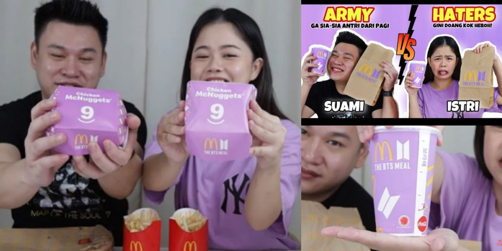 Youtuber Pebbi Lieyanti Review BTS Meal yang Viral Gaes, Apa ya Isinya?